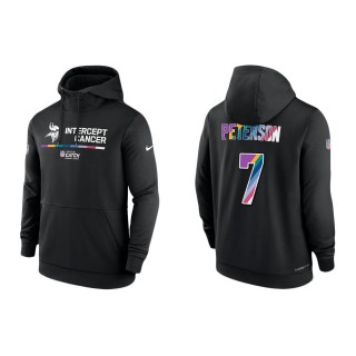 Patrick Peterson Minnesota Vikings Black 2022 NFL Crucial Catch Therma Performance Pullover Hoodie