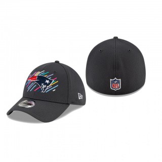 Patriots Hat 39THIRTY Flex Charcoal 2021 NFL Cancer Catch