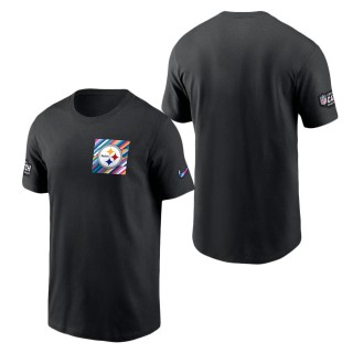 Pittsburgh Steelers Black 2023 NFL Crucial Catch Sideline Tri-Blend T-Shirt