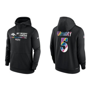 Randy Gregory Denver Broncos Black 2022 NFL Crucial Catch Therma Performance Pullover Hoodie