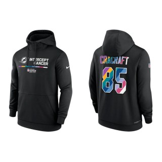 River Cracraft Miami Dolphins Black 2022 NFL Crucial Catch Therma Performance Pullover Hoodie