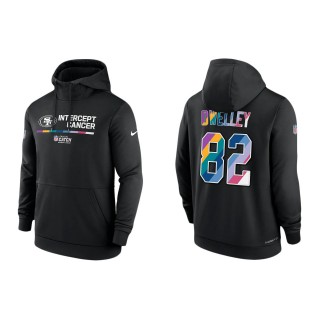 Ross Dwelley San Francisco 49ers Black 2022 NFL Crucial Catch Therma Performance Pullover Hoodie