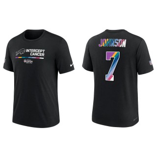 Taron Johnson Buffalo Bills Black 2022 NFL Crucial Catch Performance T-Shirt