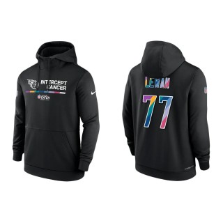 Taylor Lewan Tennessee Titans Black 2022 NFL Crucial Catch Therma Performance Pullover Hoodie