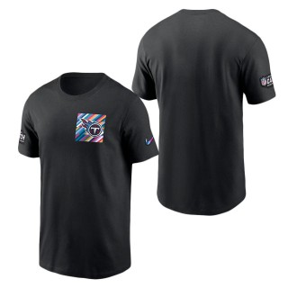 Tennessee Titans Black 2023 NFL Crucial Catch Sideline Tri-Blend T-Shirt