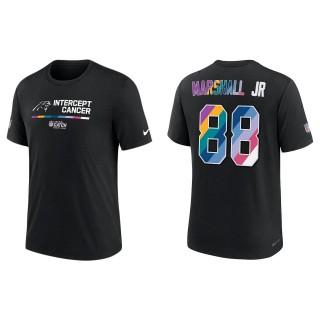 Terrace Marshall Jr. Carolina Panthers Black 2022 NFL Crucial Catch Performance T-Shirt