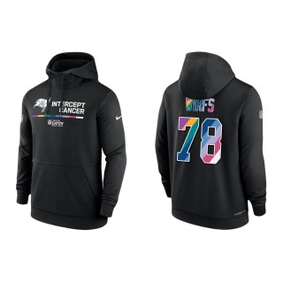 Tristan Wirfs Tampa Bay Buccaneers Black 2022 NFL Crucial Catch Therma Performance Pullover Hoodie