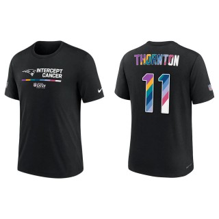 Tyquan Thornton New England Patriots Black 2022 NFL Crucial Catch Performance T-Shirt