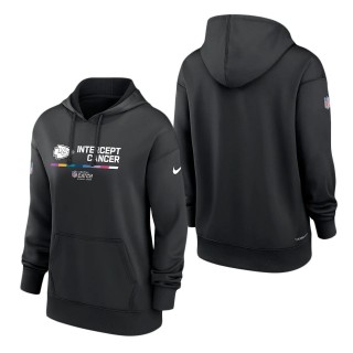 Women's Kansas City Chiefs Black 2022 NFL Crucial Catch Therma Performance Pullover Hoodie