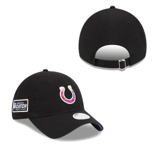 Women's Indianapolis Colts Black 2023 NFL Crucial Catch Adjustable Hat