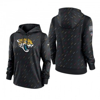 Women Jaguars Anthracite 2021 NFL Cancer Catch Hoodie