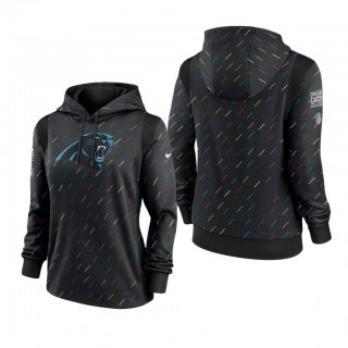 Women Panthers Anthracite 2021 NFL Cancer Catch Hoodie