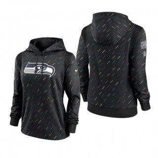 Women Seahawks Anthracite 2021 NFL Cancer Catch Hoodie