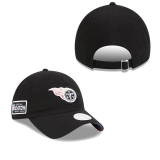 Women's Tennessee Titans Black 2023 NFL Crucial Catch Adjustable Hat