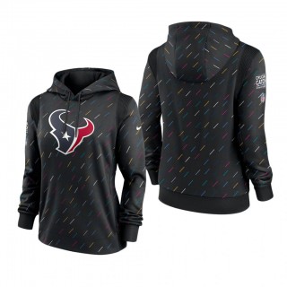 Women Texans Anthracite 2021 NFL Cancer Catch Hoodie
