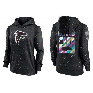 Women's Atlanta Falcons Casey Hayward Anthracite NFL Crucial Catch Hoodie