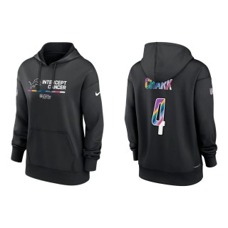 Women's D.J. Chark Detroit Lions Black 2022 NFL Crucial Catch Therma Performance Pullover Hoodie