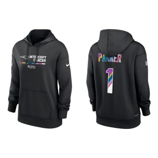 Women's DeVante Parker New England Patriots Black 2022 NFL Crucial Catch Therma Performance Pullover Hoodie