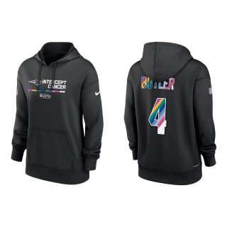 Women's Malcolm Butler New England Patriots Black 2022 NFL Crucial Catch Therma Performance Pullover Hoodie