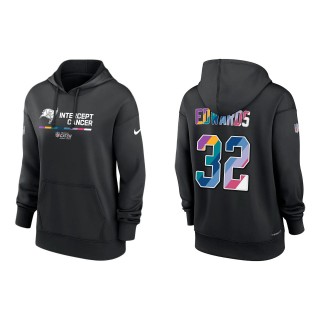 Women's Mike Edwards Tampa Bay Buccaneers Black 2022 NFL Crucial Catch Therma Performance Pullover Hoodie