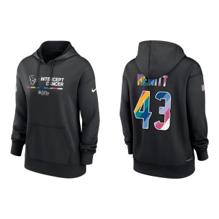 Women's Neville Hewitt Houston Texans Black 2022 NFL Crucial Catch Therma Performance Pullover Hoodie