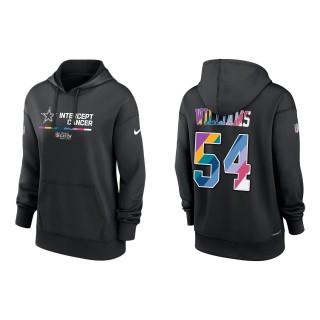 Women's Sam Williams Dallas Cowboys Black 2022 NFL Crucial Catch Therma Performance Pullover Hoodie