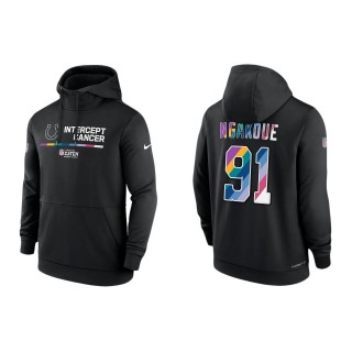 Yannick Ngakoue Indianapolis Colts Black 2022 NFL Crucial Catch Therma Performance Pullover Hoodie