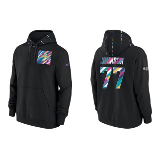 Zion Johnson Chargers 2023 Crucial Catch Hoodie